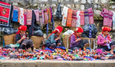 Il colorato e ricco mercato di Sa Pa
