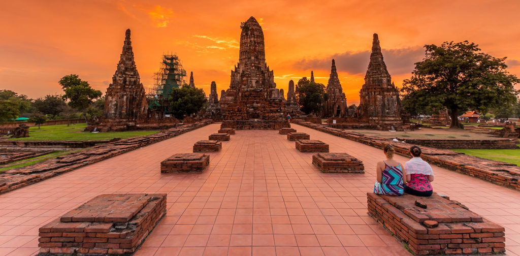 Ayutthaya Thailandia i templi di Ayutthaya in Thailandia