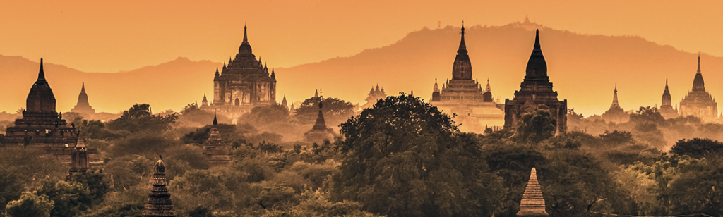 myanmar templi di bagan in myanmar