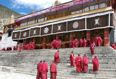 monasteri del tibet collegio gomang monastero tibet