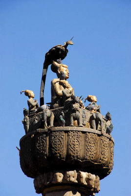 durbar square colonna del re pratap malla kathmandu