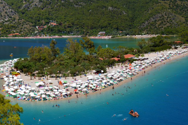 la spiaggia di Oludeniz